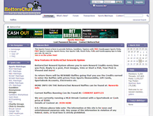 Tablet Screenshot of bettorschat.com